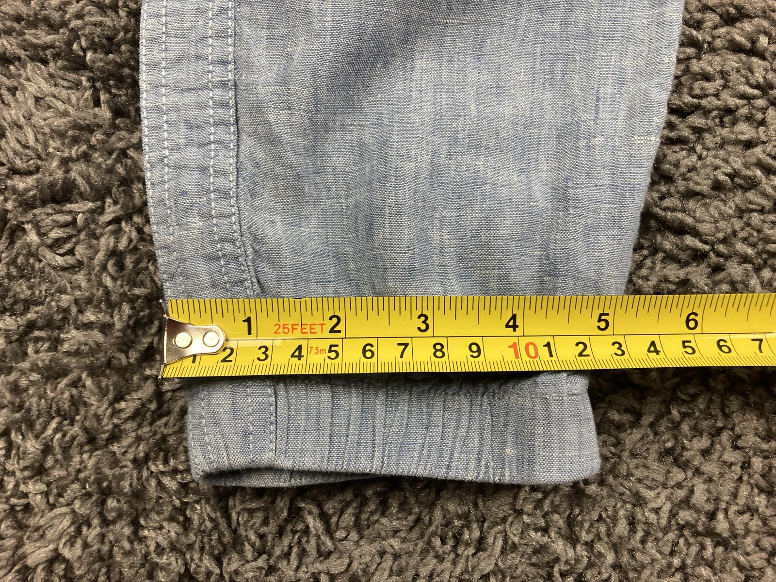 Athleta Cabo 100% Linen Jogger Pants Womens Blue Drawstring Zip Pockets Size 2