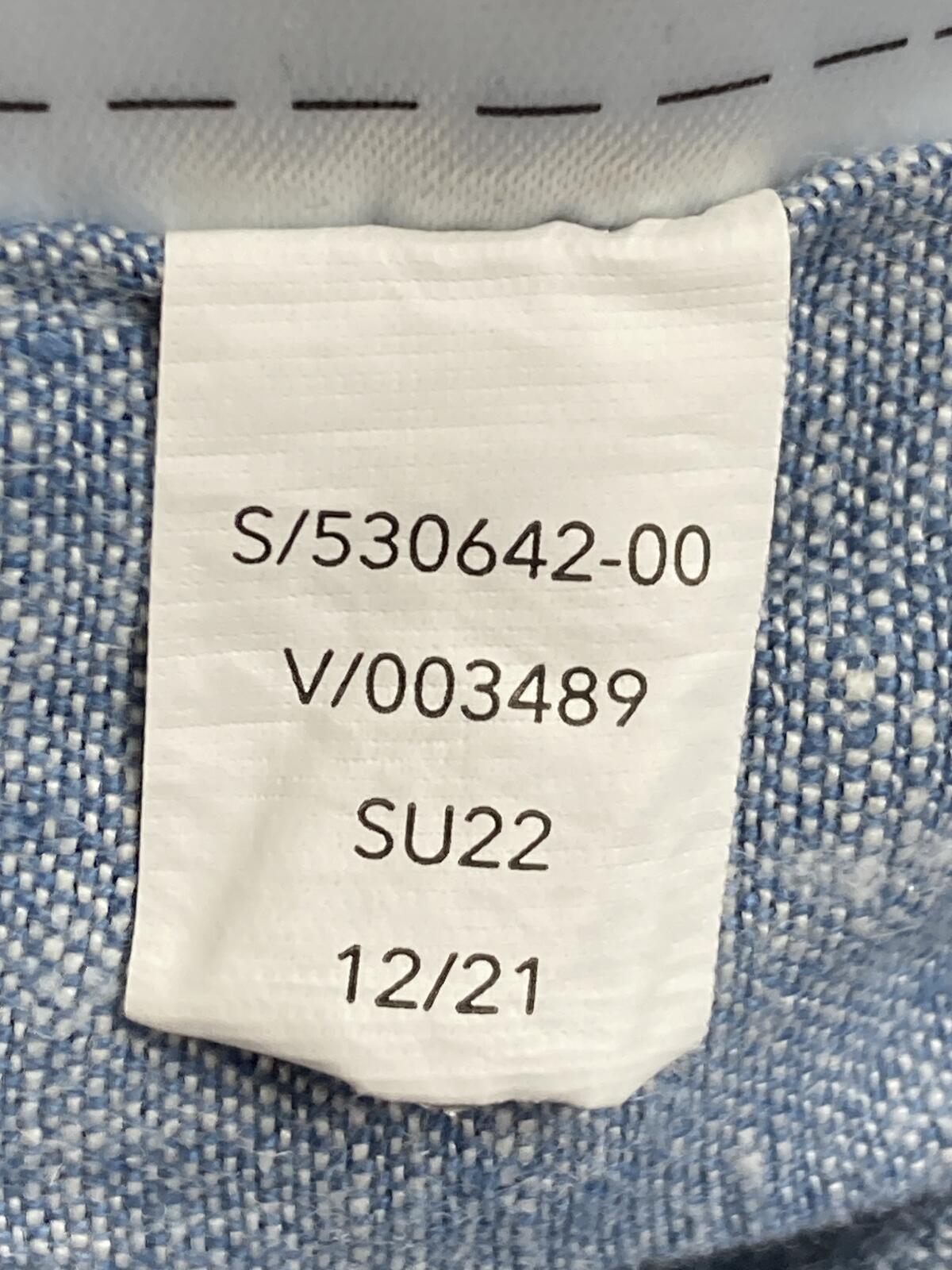 Athleta Cabo 100% Linen Jogger Pants Womens Blue Drawstring Zip Pockets Size 2