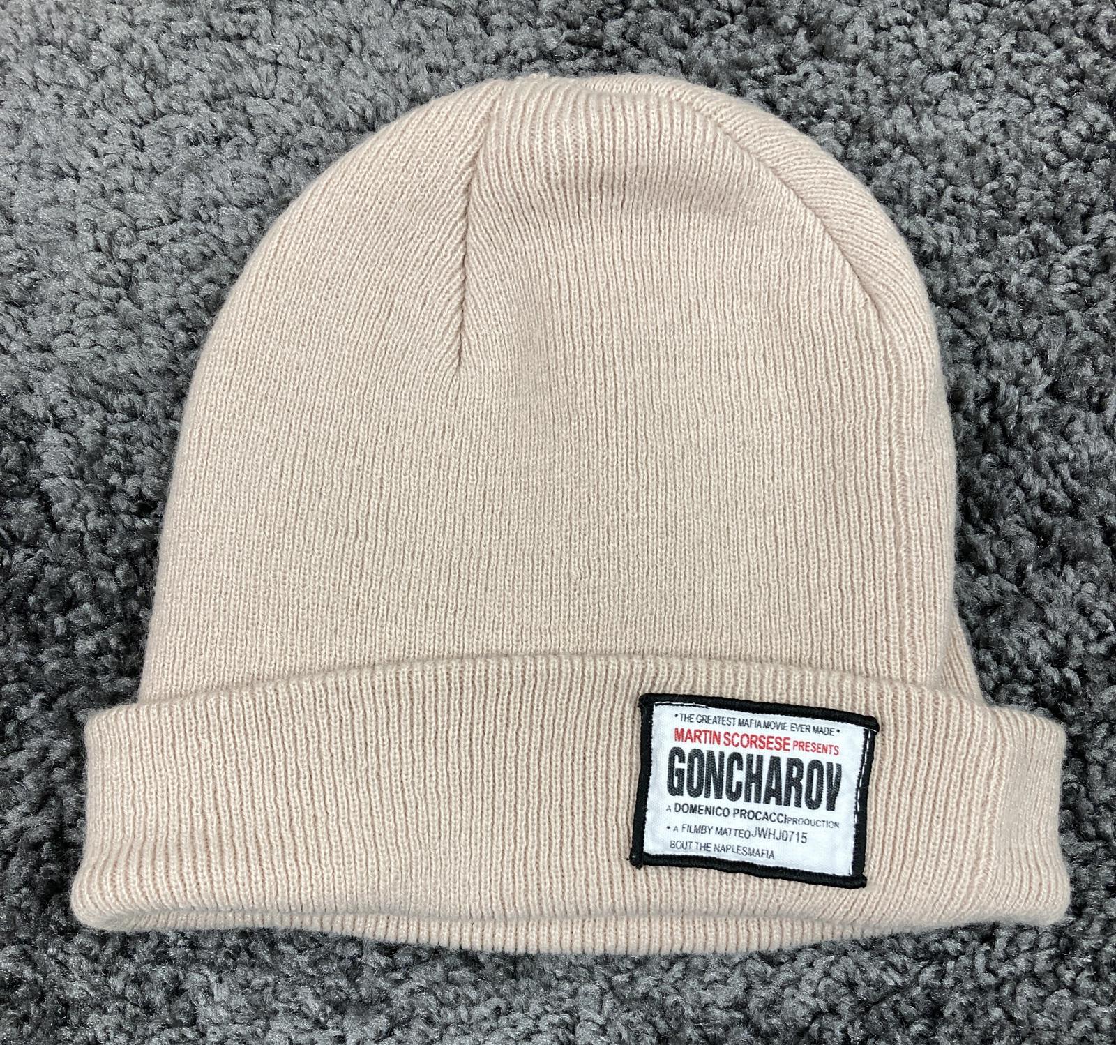 Goncharov Martin Scorsese Mafia Movie Beige Knit Beanie Hat One Size