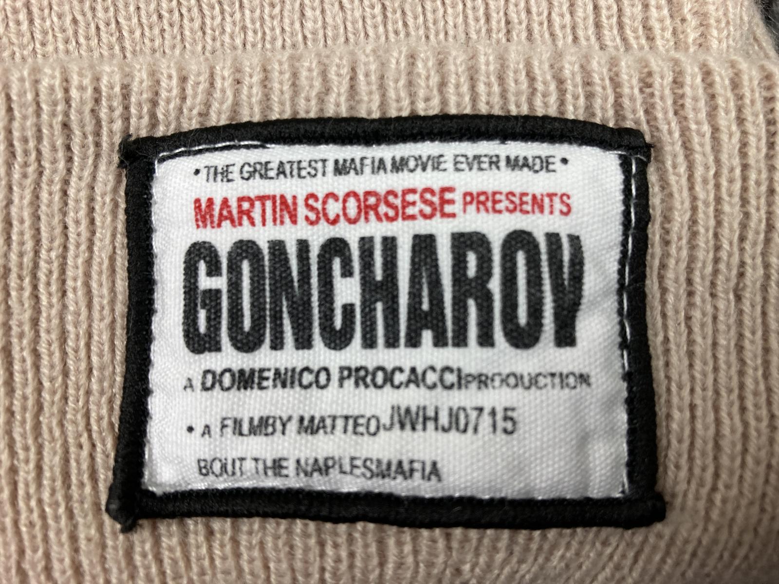 Goncharov Martin Scorsese Mafia Movie Beige Knit Beanie Hat One Size