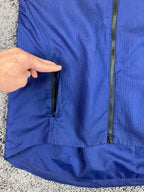 Nike x SoulCycle Women’s Tech Woven Jacket Blue Full Zip Convertible Vest Sz XS
