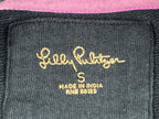 Lilly Pulitzer Beach Comber Long Sleeve Sweatshirt Dress Black Cotton Pockets S
