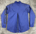 Nike x SoulCycle Women’s Tech Woven Jacket Blue Full Zip Convertible Vest Sz XS