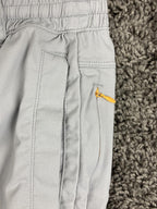 Birddogs Men Large Short 6 Inseam Gray Yellow Lined 3-in-1 Athletic Gym Shorts L