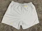 Birddogs Men Large Short 6 Inseam Gray Yellow Lined 3-in-1 Athletic Gym Shorts L