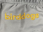 Birddogs Men Large Short 6 Inseam Gray Yellow Lined 3-in-1 Athletic Gym Shorts L