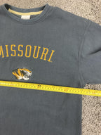 Columbia Missouri Tigers Mizzou Vintage Long Sleeve Sweatshirt Embroidered Sz S