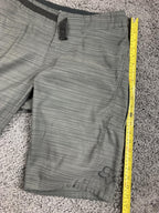 Fox Racing Ranger Cargo Mountain Bike Shorts Mens Gray Heather Zip Pocket Sz 32