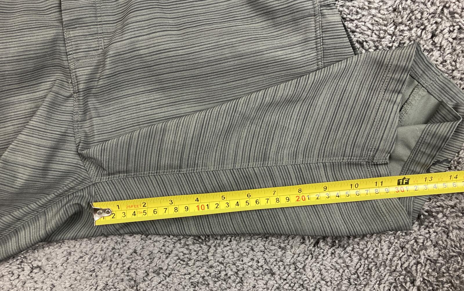 Fox Racing Ranger Cargo Mountain Bike Shorts Mens Gray Heather Zip Pocket Sz 32