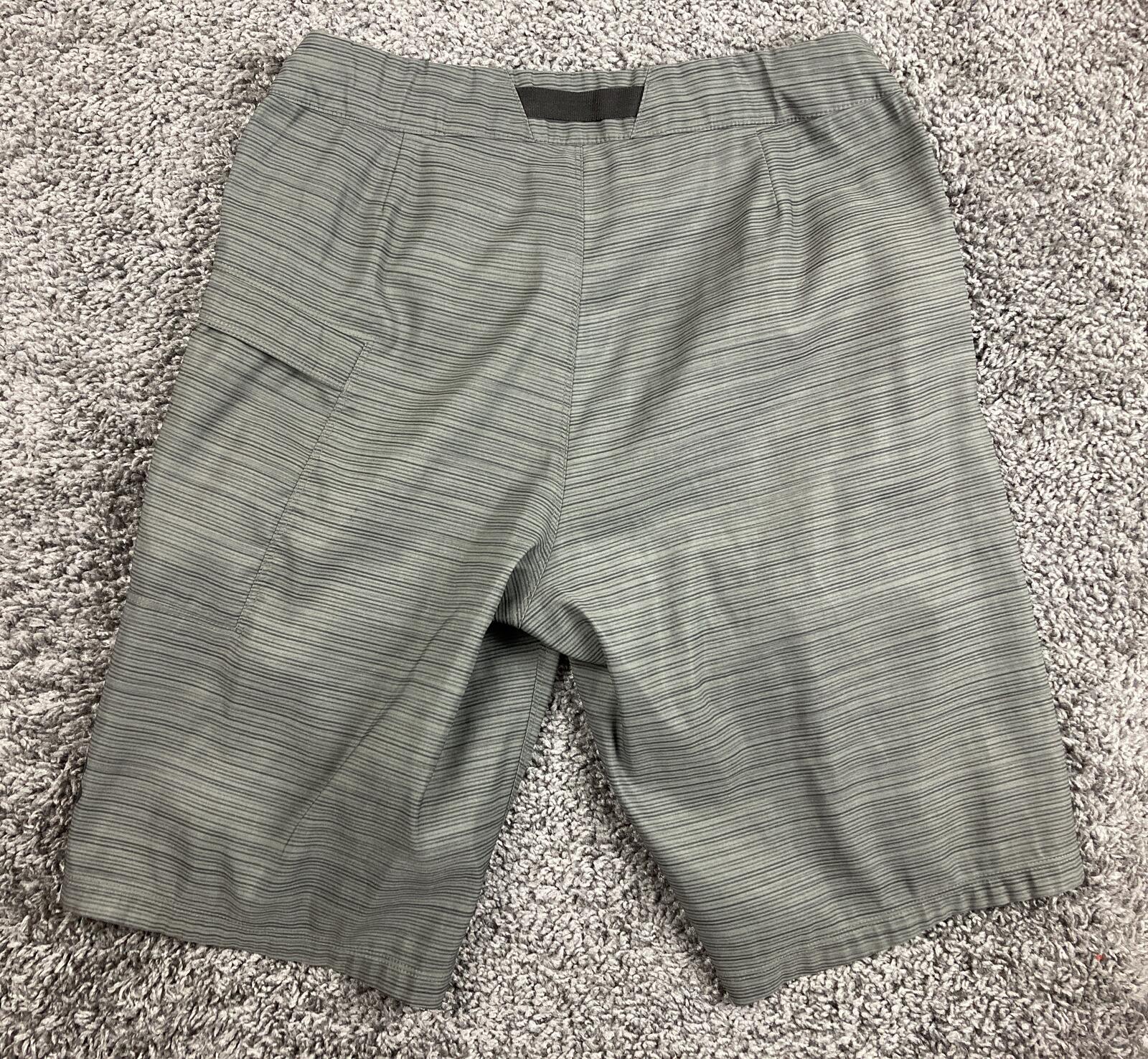 Fox Racing Ranger Cargo Mountain Bike Shorts Mens Gray Heather Zip Pocket Sz 32