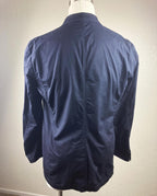 Uniqlo Men's Black Cotton Stretch Blazer Unstructured Sport Coat Travel Sz L