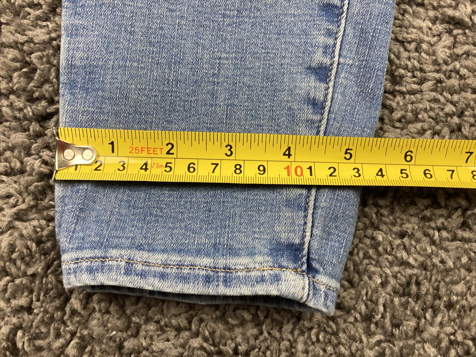 Pistola Arielle High Rise Skinny Ankle Jeans Light Blue Wash Stretch Denim Sz 27