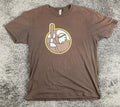 San Diego Padres Friar Logo Brown T-Shirt Mens Next Level MLB Baseball Sz XL