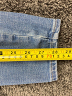 Pistola Arielle High Rise Skinny Ankle Jeans Light Blue Wash Stretch Denim Sz 27
