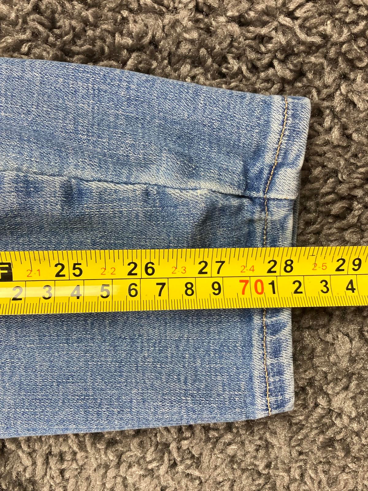 Pistola Arielle High Rise Skinny Ankle Jeans Light Blue Wash Stretch Denim Sz 27