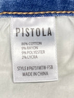 Pistola Arielle High Rise Skinny Ankle Jeans Light Blue Wash Stretch Denim Sz 27