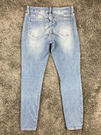 Pistola Arielle High Rise Skinny Ankle Jeans Light Blue Wash Stretch Denim Sz 27