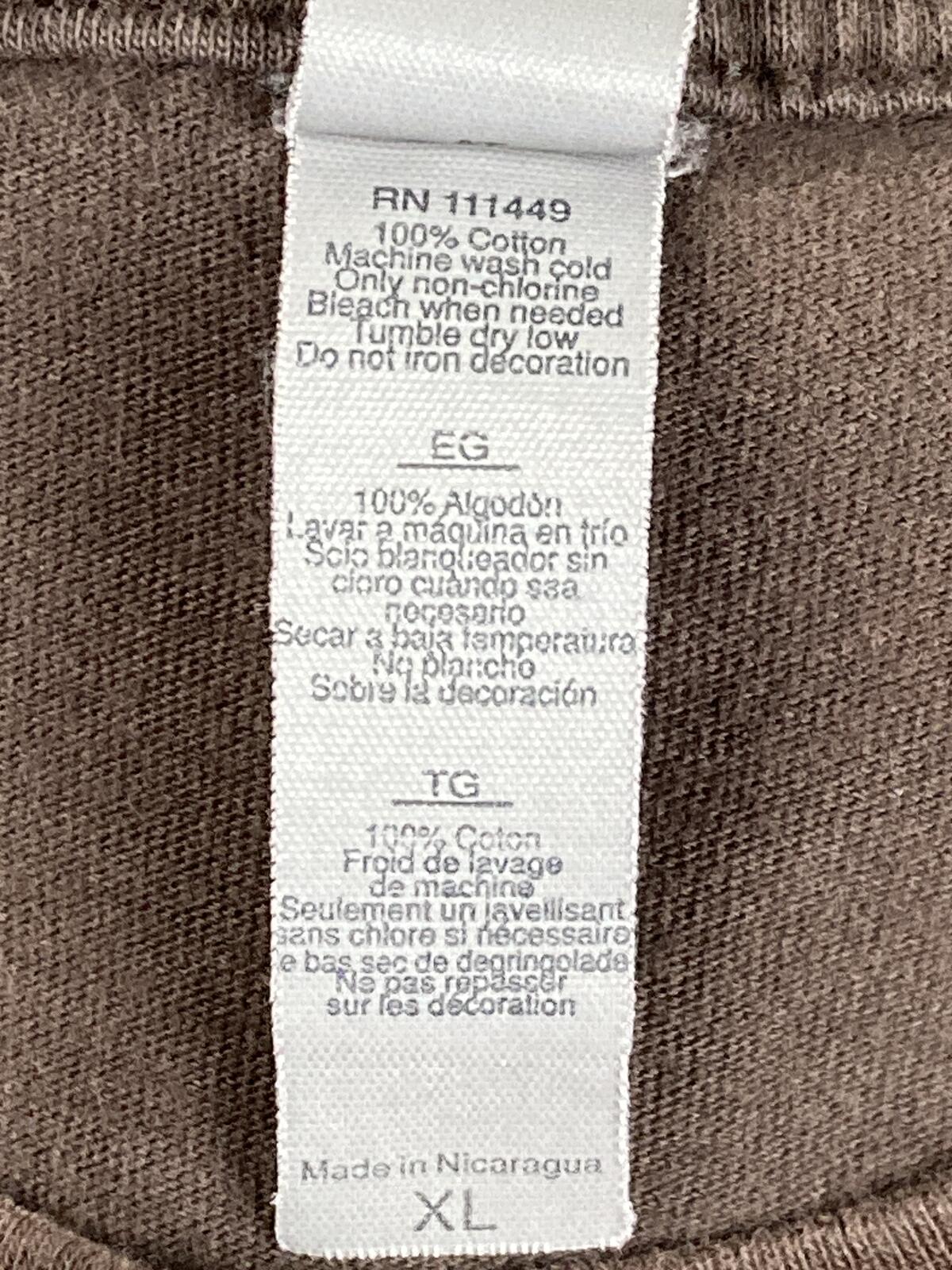 San Diego Padres Friar Logo Brown T-Shirt Mens Next Level MLB Baseball Sz XL