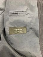 Hugo Boss Wool Jacket Men’s Super 100 Pinstripe Blazer Gray Size 40R