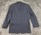 Hugo Boss Wool Jacket Men’s Super 100 Pinstripe Blazer Gray Size 40R