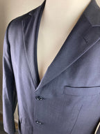 Hugo Boss Wool Jacket Men’s Super 100 Pinstripe Blazer Gray Size 40R