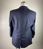 Hugo Boss Wool Jacket Men’s Super 100 Pinstripe Blazer Gray Size 40R