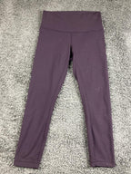 Lululemon Leggings Womens Plum Purple High Rise Yoga Pants Pocket Inseam 26 Sz 8
