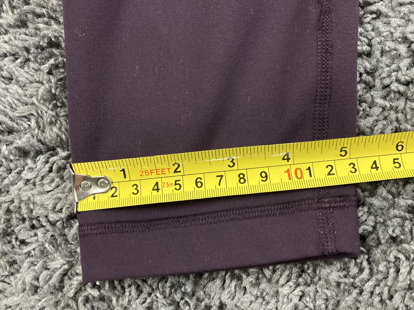 Lululemon Leggings Womens Plum Purple High Rise Yoga Pants Pocket Inseam 26 Sz 8