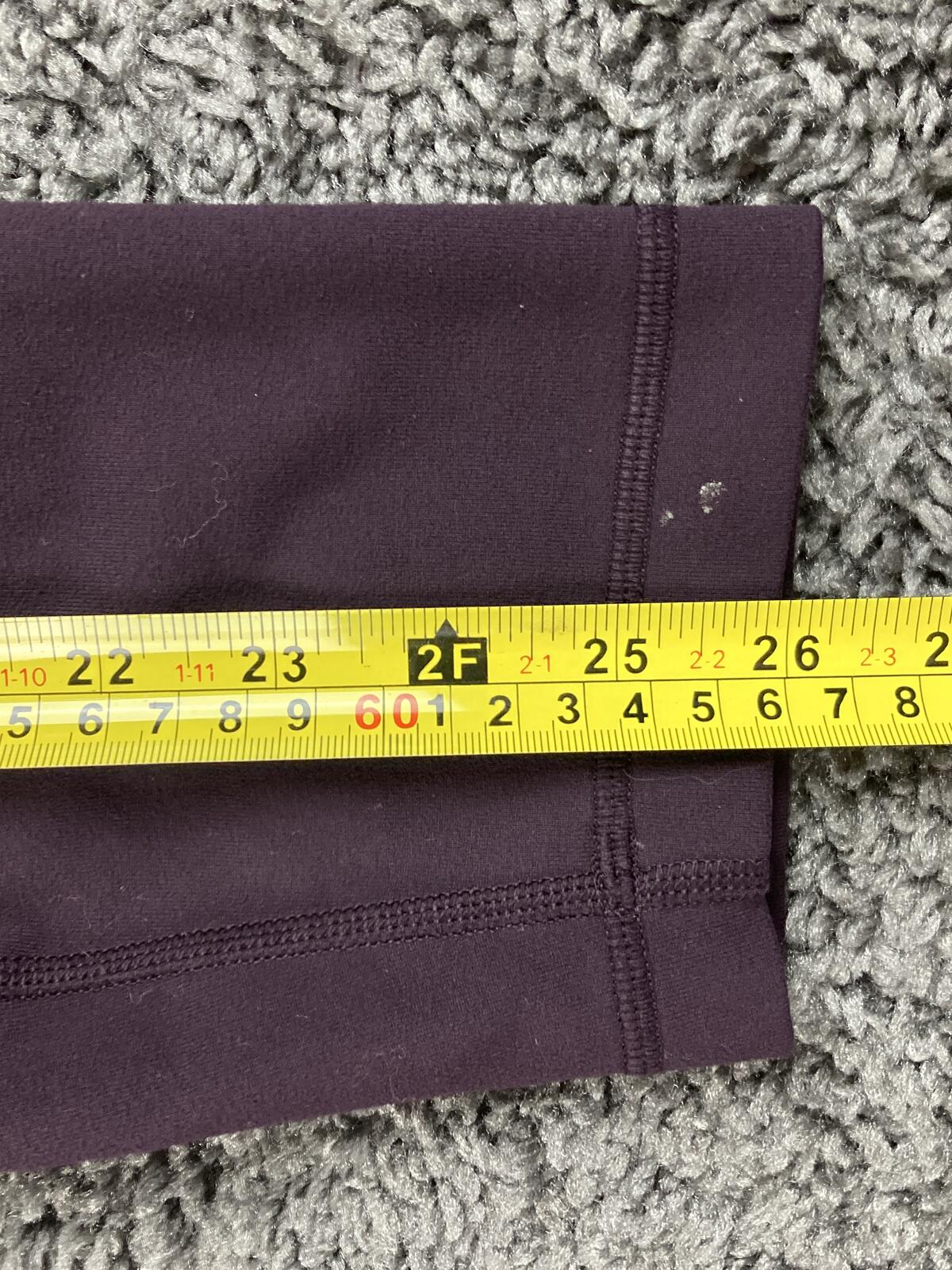 Lululemon Leggings Womens Plum Purple High Rise Yoga Pants Pocket Inseam 26 Sz 8
