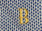 Peter Millar XL Summer Comfort Polo Blue Birdie Shuttlecock Golf Club Logo B