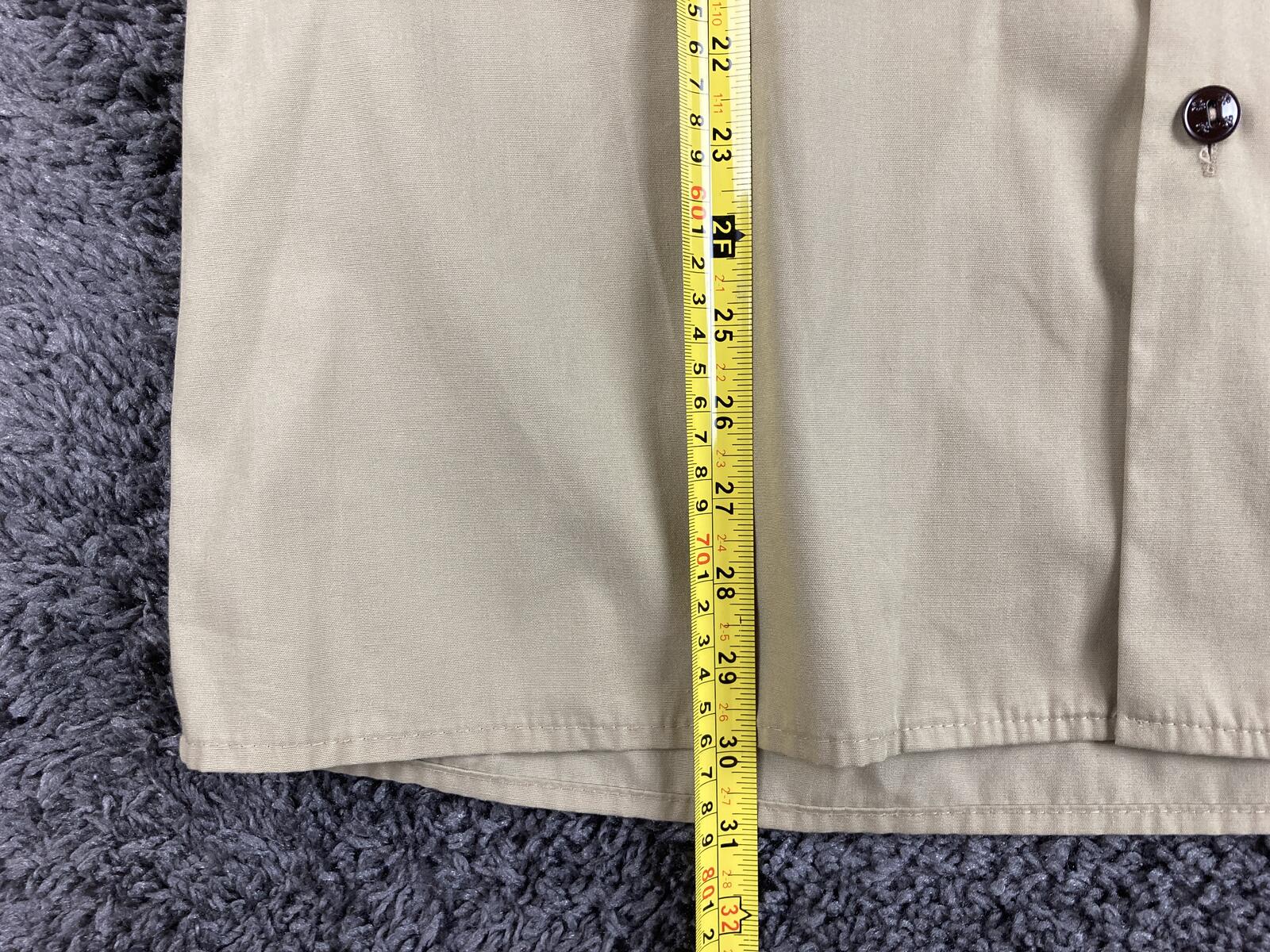 Vintage Boy Scouts of America BSA Uniform Shirt Assistant Scoutmaster 255 Tan XL