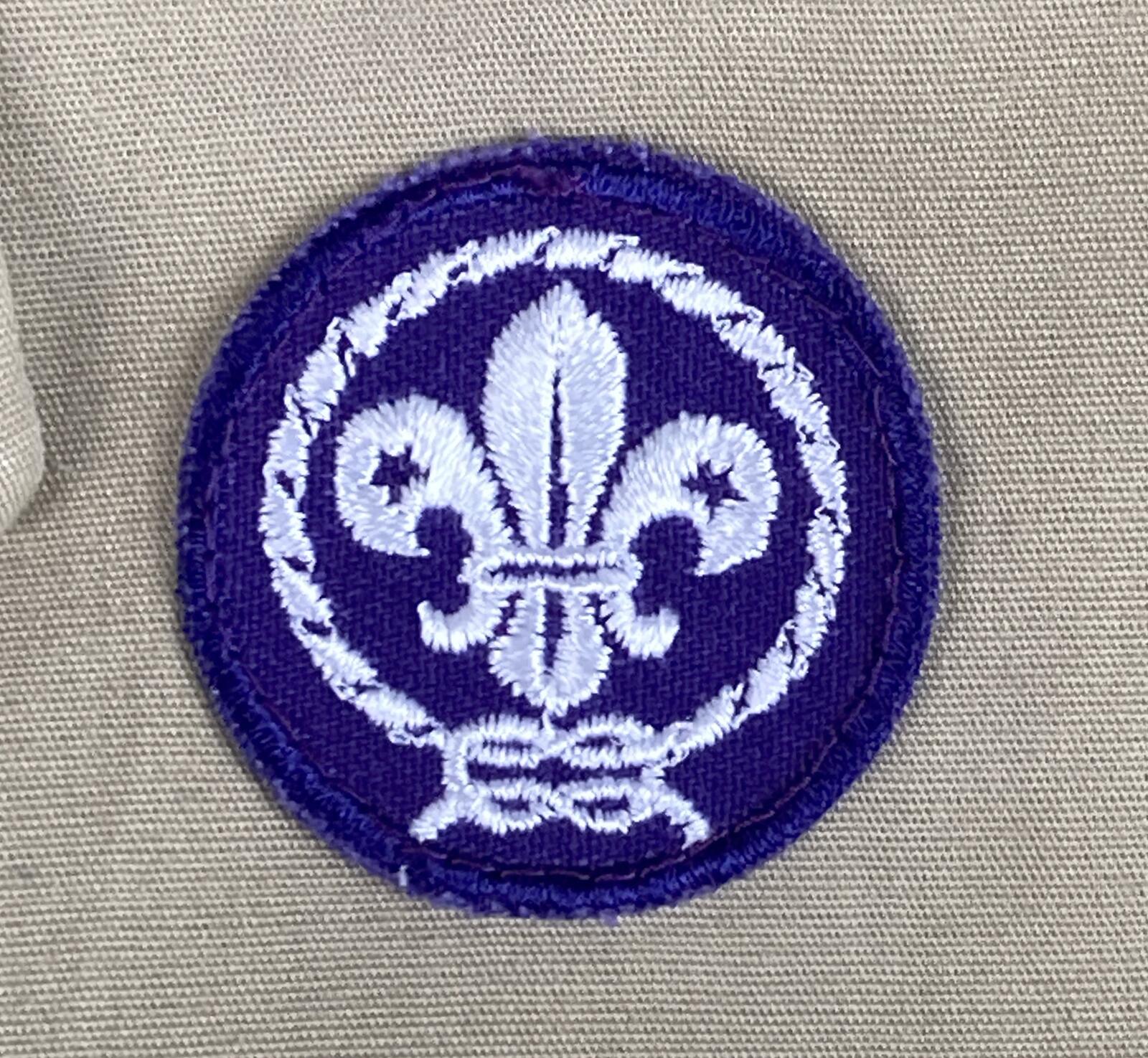 Vintage Boy Scouts of America BSA Uniform Shirt Assistant Scoutmaster 255 Tan XL