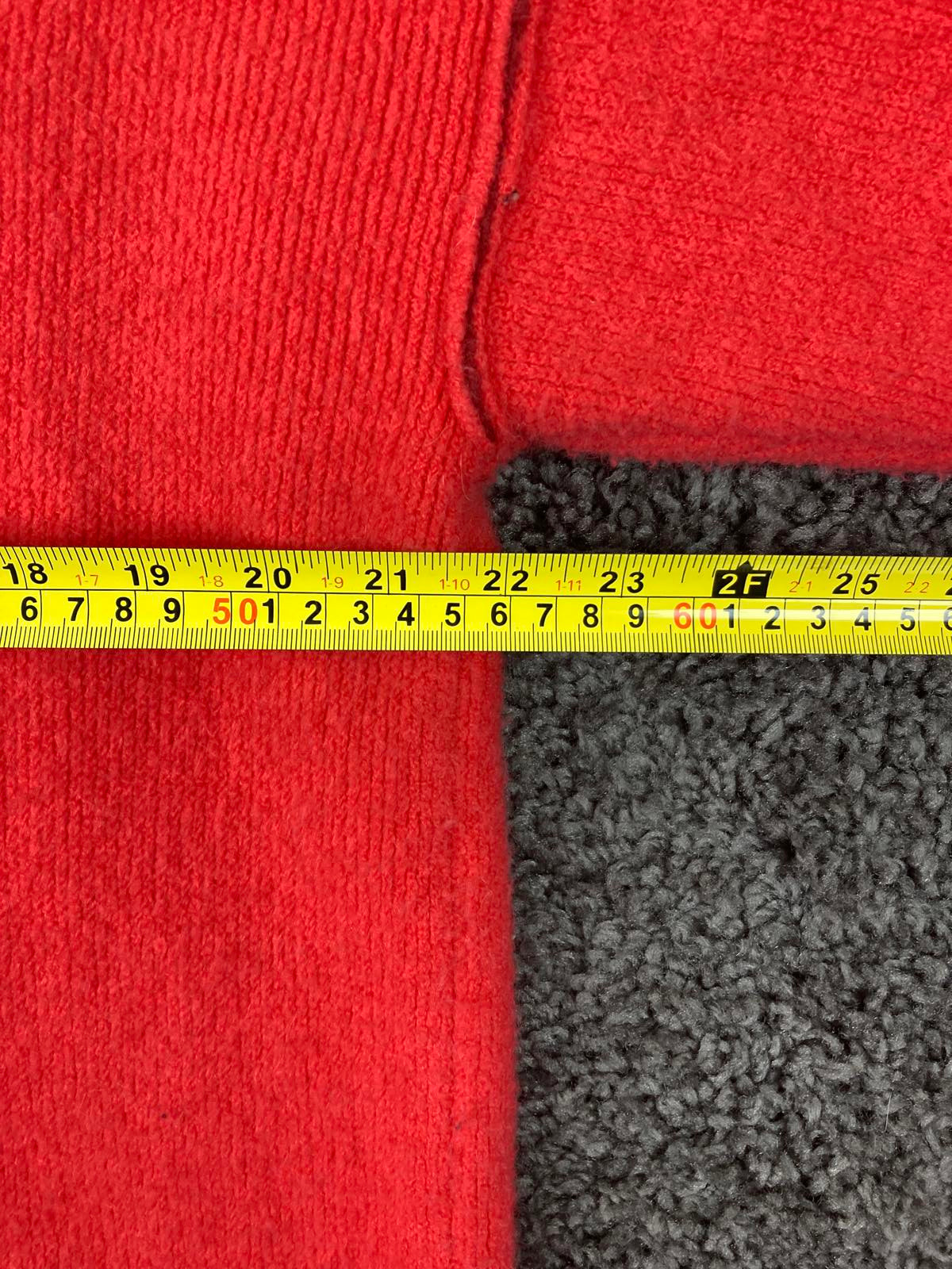 MOTH by Anthropologie Sweater Red Alpaca Wool Blend Short Sleeve Women M
