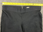 J. Crew Pixie Pant  Black Ponte Knit Back Zip Skinny Legging Work Stretch Sz 10R
