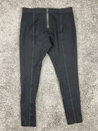 J. Crew Pixie Pant  Black Ponte Knit Back Zip Skinny Legging Work Stretch Sz 10R