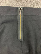 J. Crew Pixie Pant  Black Ponte Knit Back Zip Skinny Legging Work Stretch Sz 10R