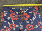 Vintage Patagonia Blue Hibiscus Wavefarer Board Shorts Swim Trunks Floral VTG 36