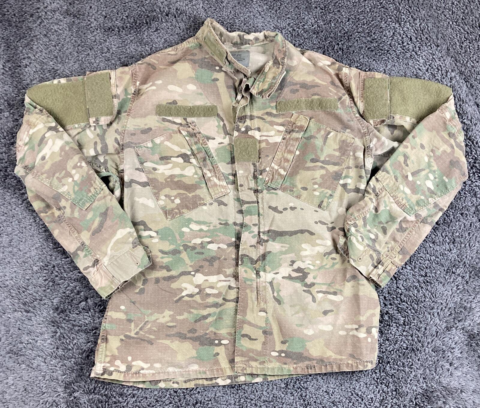 US Army OCP Combat Coat Mens Regular Multicam Camo Jacket FR Sz Medium