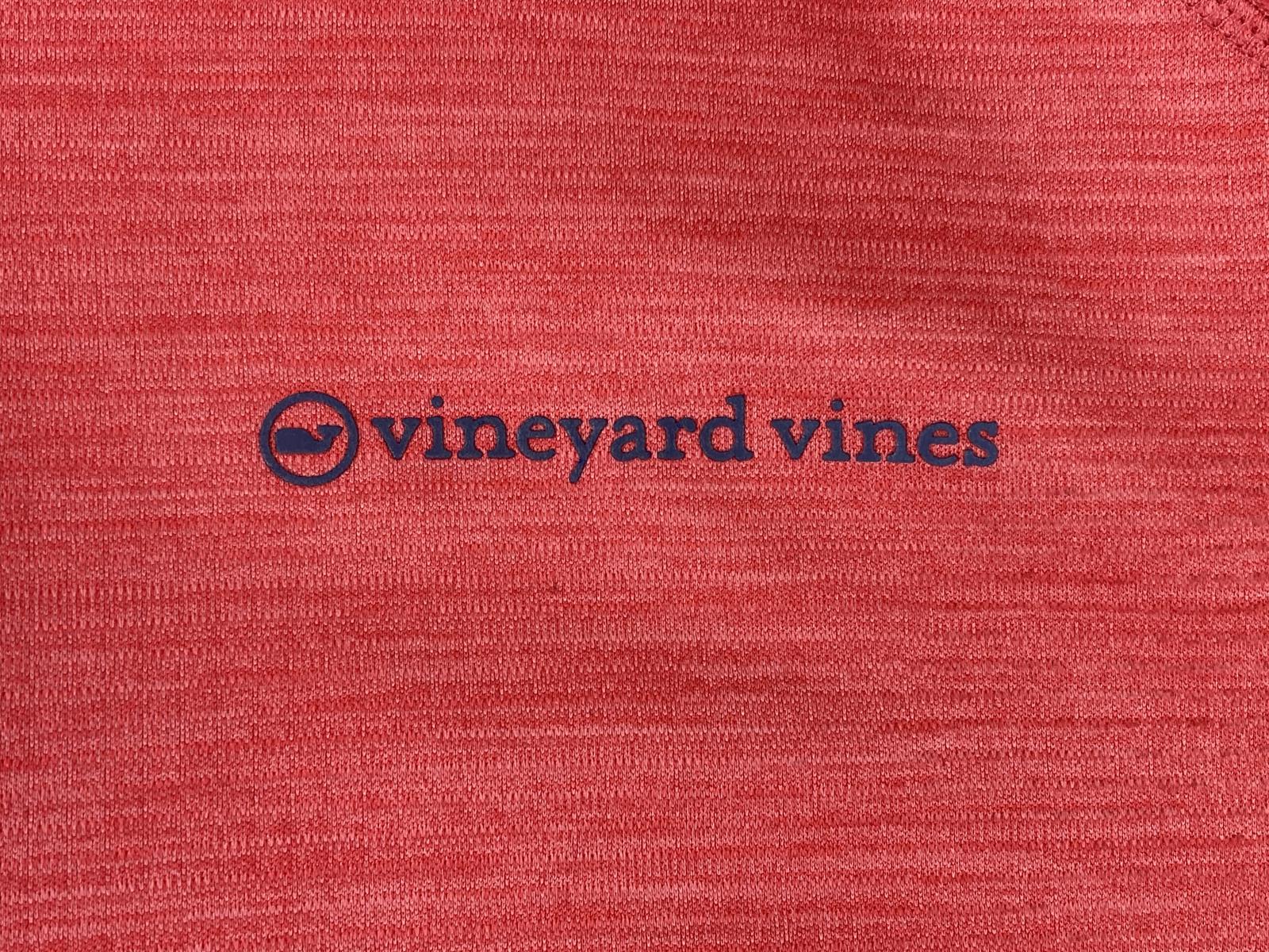 Vineyard Vines Sankaty Performance 1/4 Zip Pullover Mens Sailors Red Golf Top XL