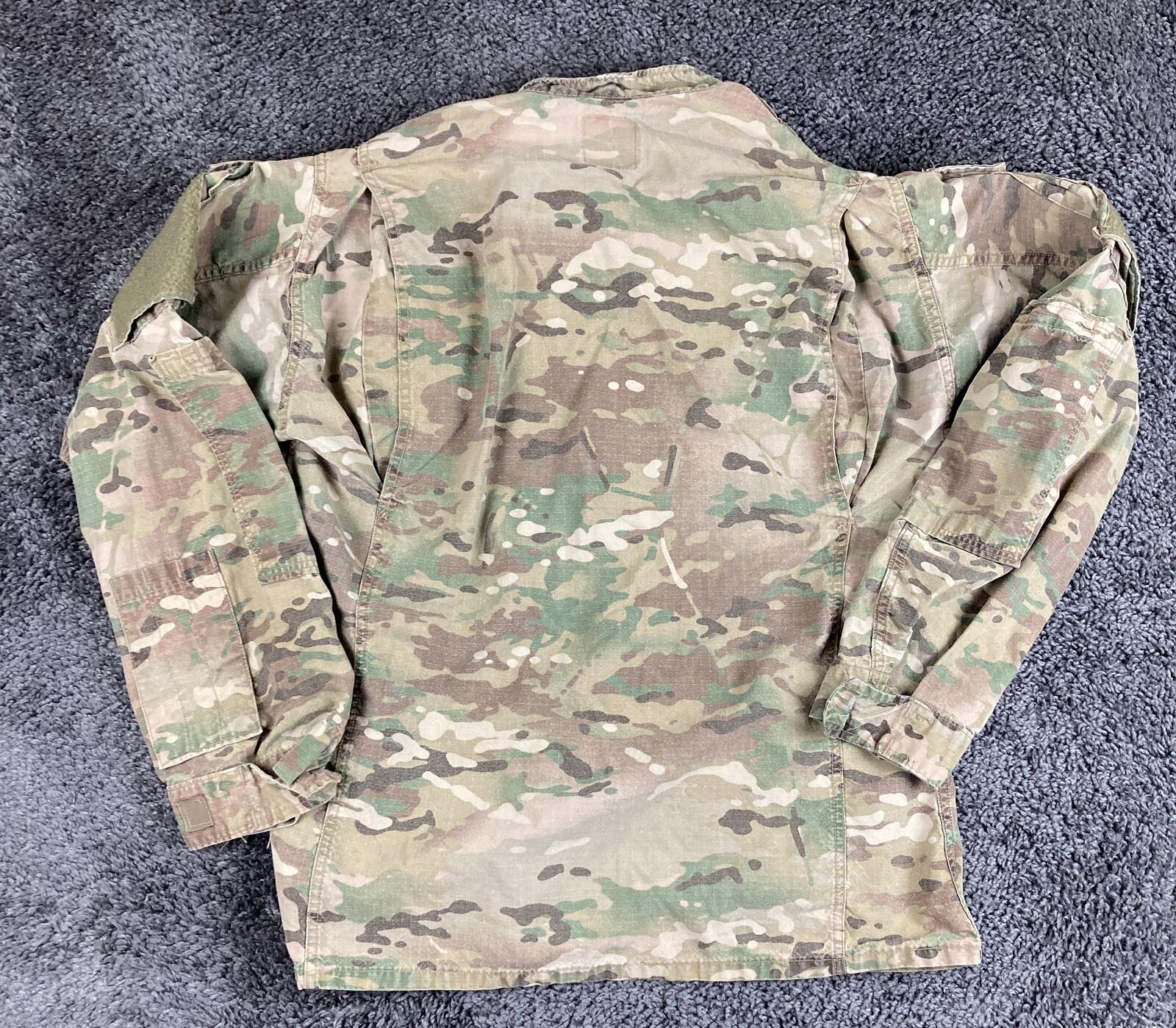 US Army OCP Combat Coat Mens Regular Multicam Camo Jacket FR Sz Medium