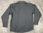 Panhandle Slim Black Western Pearl Snap Long Sleeve Dress Shirt Tuxedo Pleats XL
