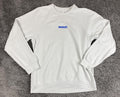 Absolut Vodka Sweatshirt Mens Light Gray Fleece Crewneck Pullover Sweater Sz XL
