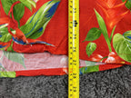 Hilo Hattie The Hawaiian Original Bird of Paradise Aloha Shirt Men's Red Sz M