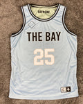 Drop Dimes Co. x Bay to Bay Volleyball Reversible Jersey #25 Light Blue Sz Large