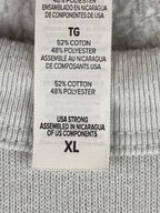 Absolut Vodka Sweatshirt Mens Light Gray Fleece Crewneck Pullover Sweater Sz XL