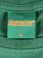 Jagermeister Graphic T-Shirt Mens Green Have You Had An Ice Cold Shot Sz L