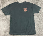 Seager Graphic T-Shirt Mens Black Eagle Skull Short Sleeve Tee Sz L