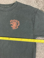 Seager Graphic T-Shirt Mens Black Eagle Skull Short Sleeve Tee Sz L