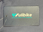 Wulibike Men’s Cycling Jersey Blue Short Sleeve 3-Pocket Full Zip Top Size M NWT