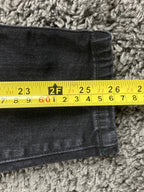 Spanx Jean-ish Ankle Leggings Black Skinny Slimming Pull On Jeggings Sz Medium
